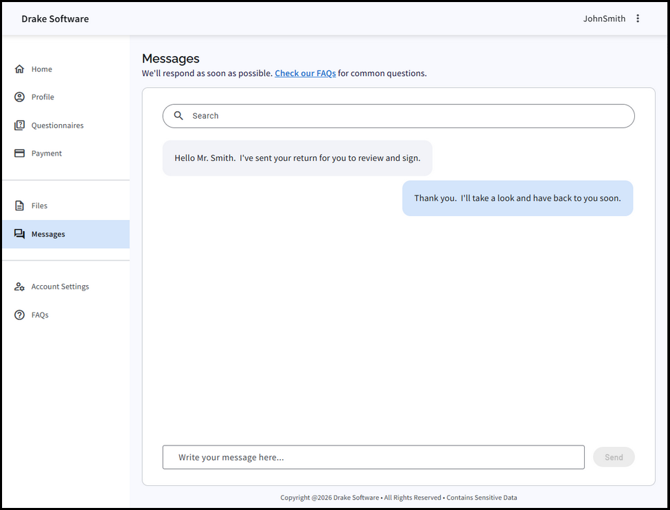 Client View Window